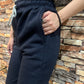 High Quality Fleece Trousers - Navy Blue