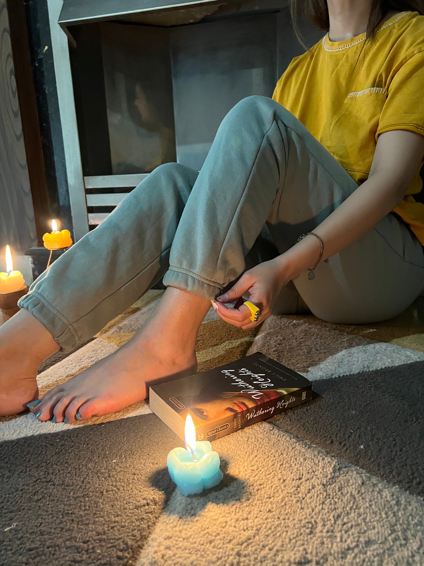 High Quality Fleece Trousers - Turquoise