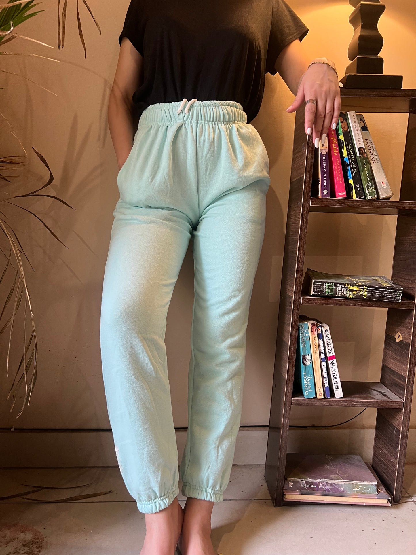 High Quality Fleece Trousers - Sky Blue