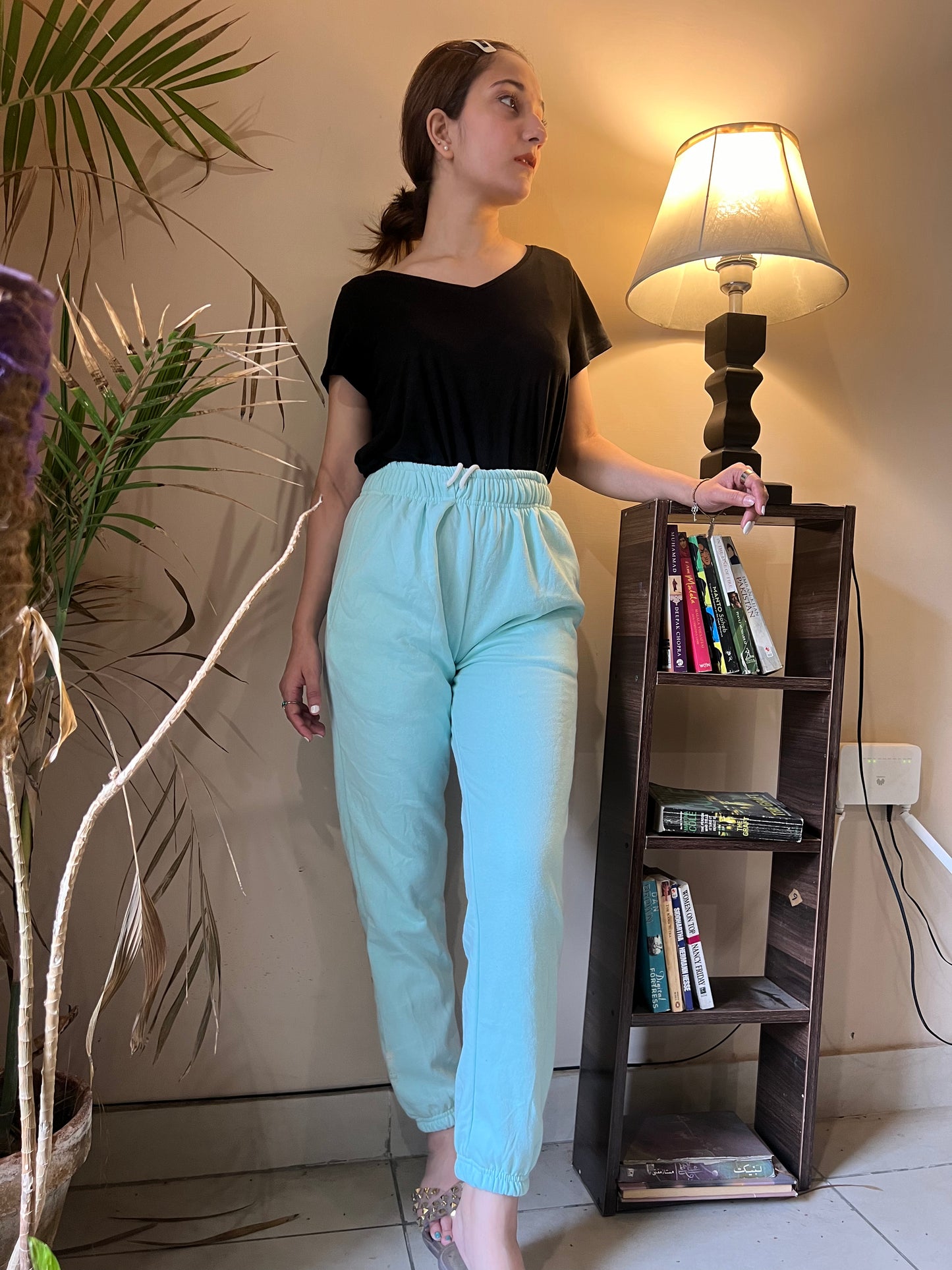 High Quality Fleece Trousers - Sky Blue
