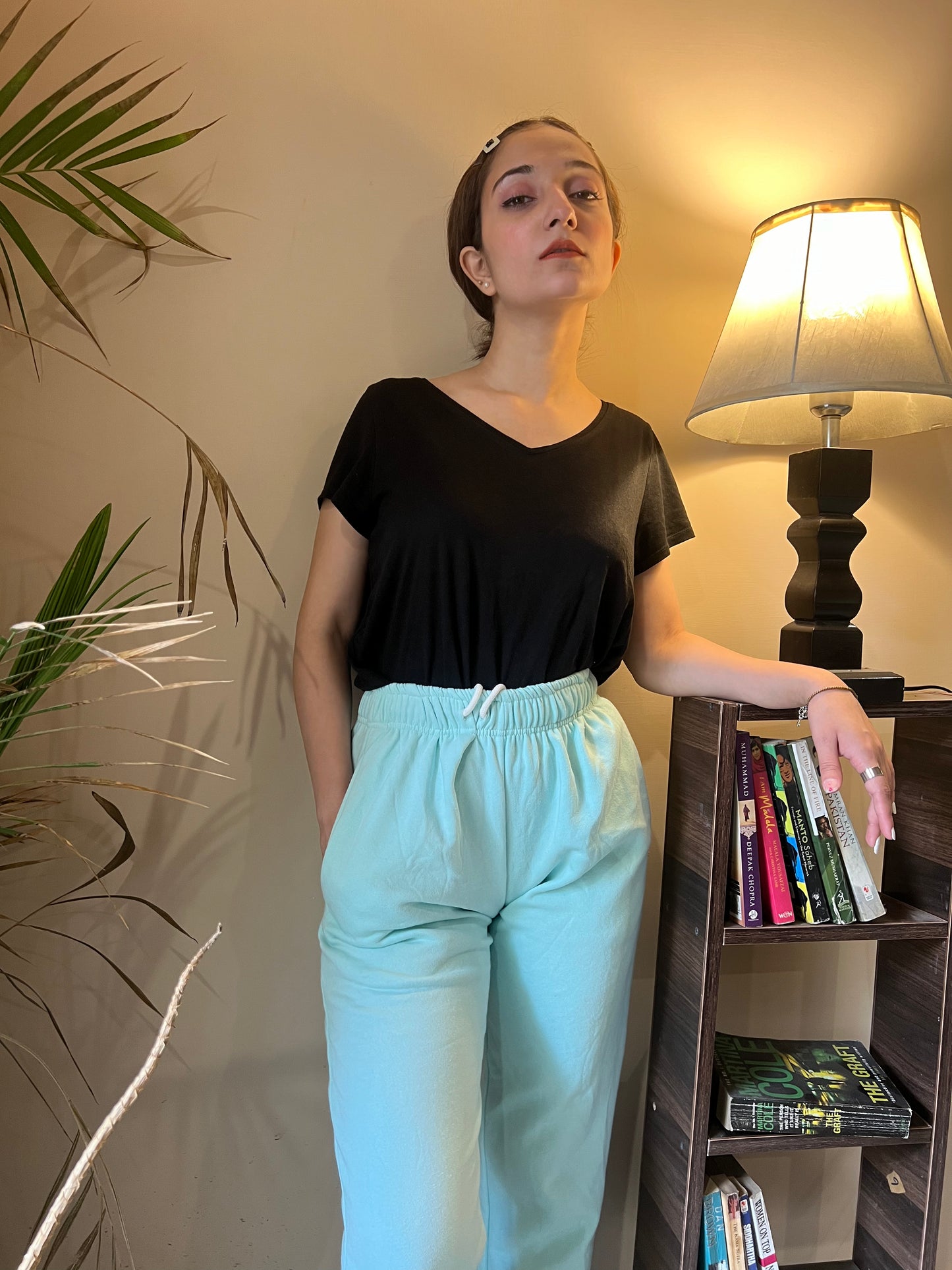 High Quality Fleece Trousers - Sky Blue