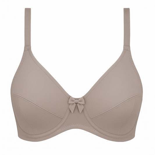 Mauve Curvy Quattro Support Double Layered Bra