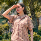 Premium Pima Cotton Button-Down Printed Shirt & PJ Set - Buttermilk
