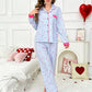 Blue and Red Hearts Loungewear