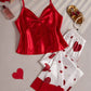 Red Hearts Cami with Trouser