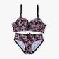 Red Floral Padded Set - Espicopink