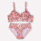Red Floral Padded Set - Espicopink