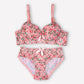 Pack Of 2 (Pink & Blue) - Floral Padded Set