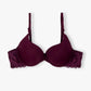 Pack Of 2 (Skin & Maroon) - Sugar Lacy Bra