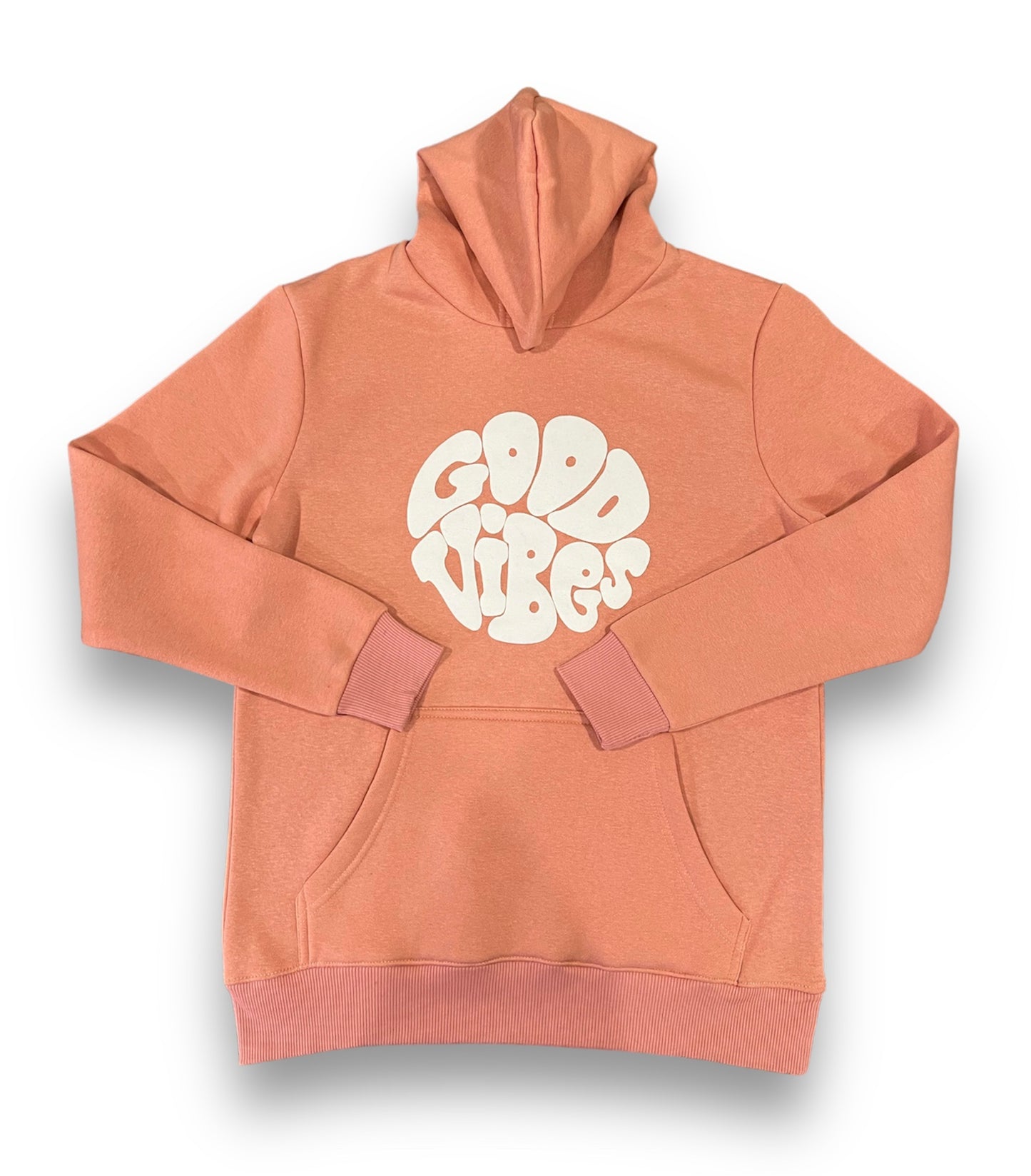 Pink Good Vibes Hoodies For Her
