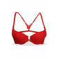 White Venessa Front-Open Bra - Espicopink