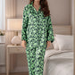 5 pcs Luxury Loungewear - Grassy (Shirt+Trouser+Hair Band+Eye Masks+Pony) (Copy) (Copy)