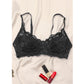 Pack Of 2 (Blue & Black) - Broom - Wired / Non-Wired Light Padded European Lace Bra