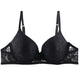 Black Lacy Padded T-Shirt Bra - Wired / Non-WIred