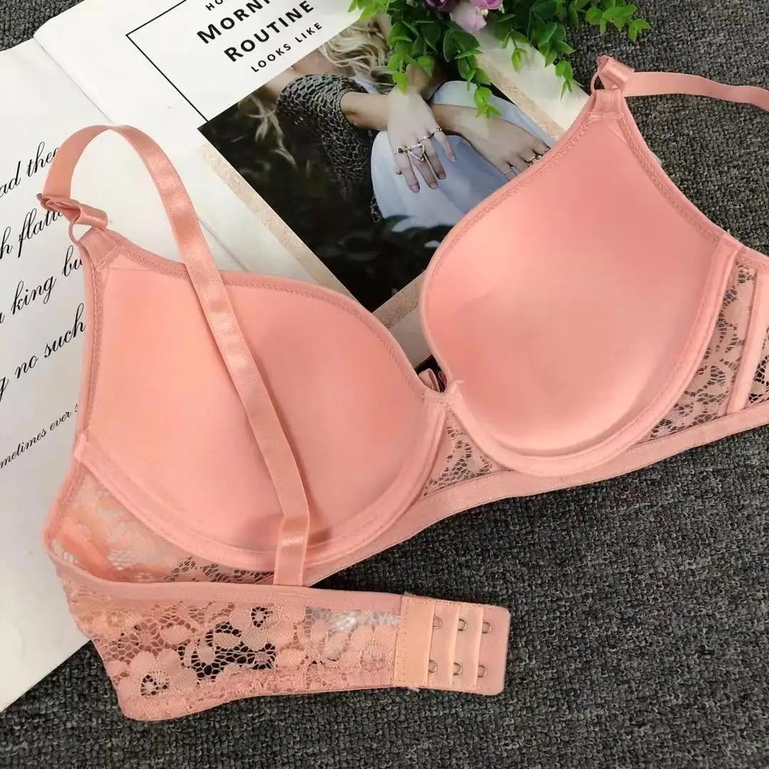 Black Lacy Padded T-Shirt Bra - Wired / Non-WIred