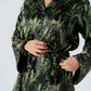5 pcs Luxury Loungewear - Green Petals (Shirt+Trouser+Hair Band+Eye Masks+Pony) (Copy)
