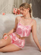 Luxury Babydolls with Shorts - Pink Lace