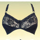 Beige Luxury Non Padded Knitted Cotton Bra with Soft Mesh