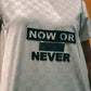 Short Sleeve Embosed T-shirts - Now or Never