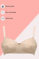 lavender - Cotton Padded Non Wired Full Coverage Bra