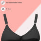 Violet - Knitted Cross Over Cotton Bra Non Padded Wirefree Bra