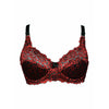 Spirea - Light Padded Wired / Non Wired Floral Mesh Bra - Espicopink