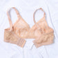 Black Nylon Cross Non Padded Lacy Bra - Espicopink