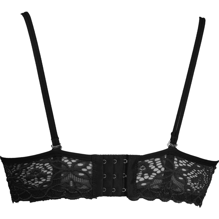 Maroon Medusa Padded Balconette Bra - Espicopink