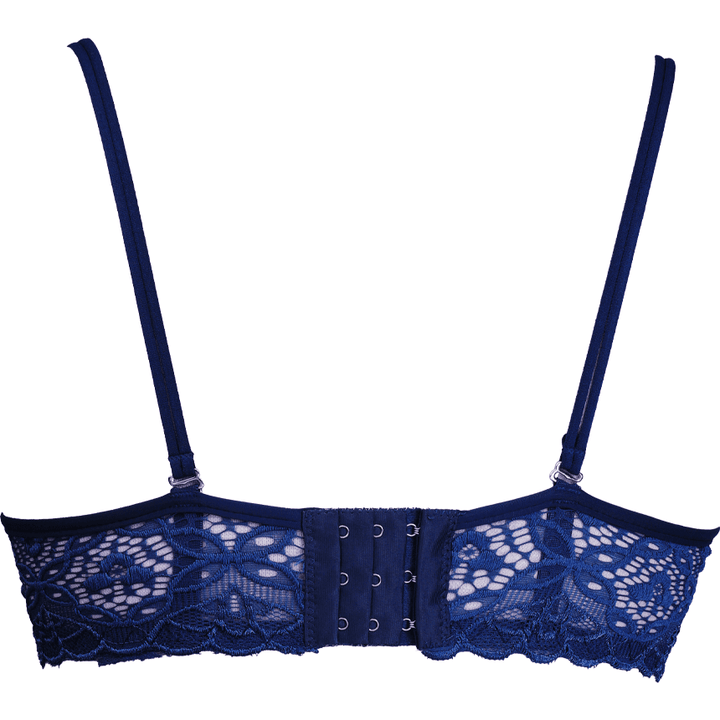 Maroon Medusa Padded Balconette Bra - Espicopink