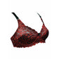 Spirea - Light Padded Wired / Non Wired Floral Mesh Bra - Espicopink