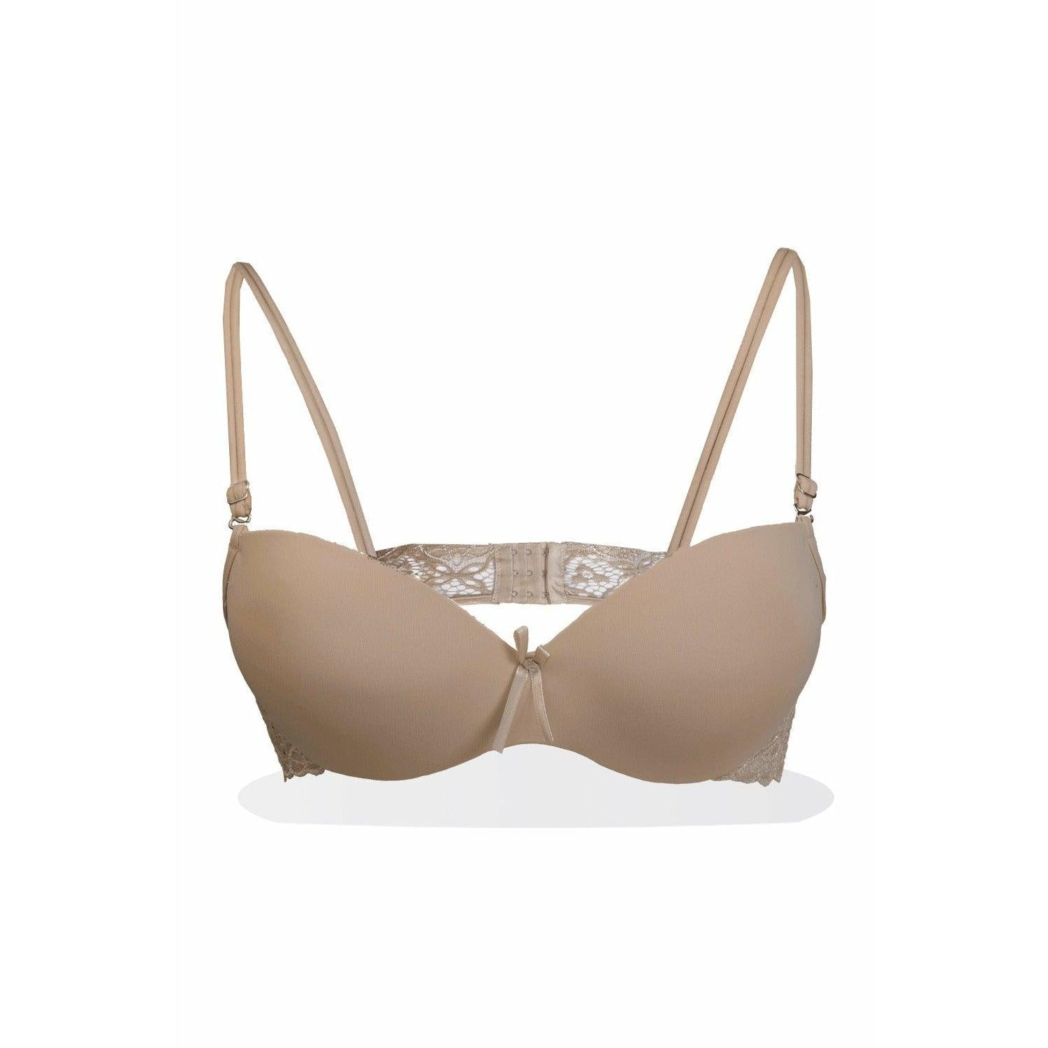 Black Medusa Padded Balconette Bra - Espicopink