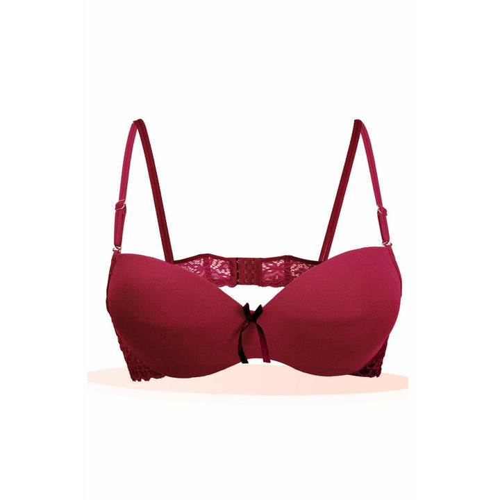 Purple Medusa Padded Balconette Bra - Espicopink