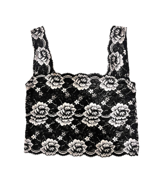 Black Floral Camisol