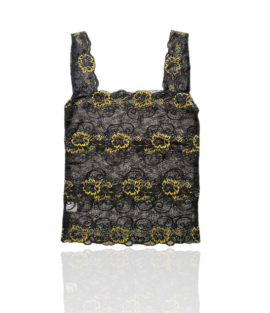 Black Floral Camisol
