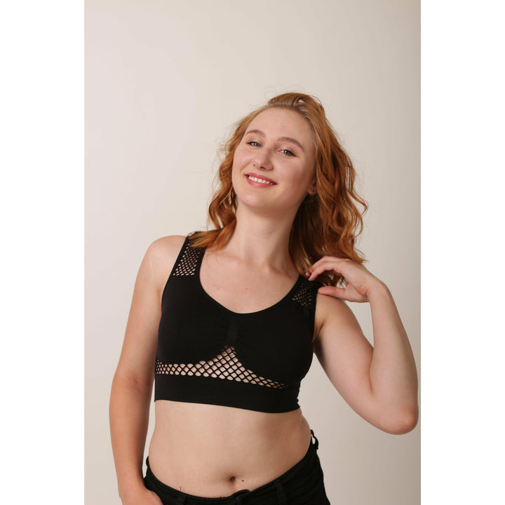 Fennel - Stretchable Seamless Non-Padded Air Bra - Espicopink