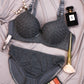 Blue Grey Zephyr Padded Bra and Panty Set - Espicopink