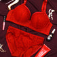 Red Zephyr Padded Bra and Panty Set - Espicopink