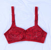 Maroon Sage - Breathable Non Padded Wirefree Net Bra - Espicopink