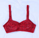 Maroon Sage - Breathable Non Padded Wirefree Net Bra - Espicopink