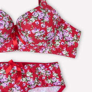 Pink Floral Padded Set - Espicopink