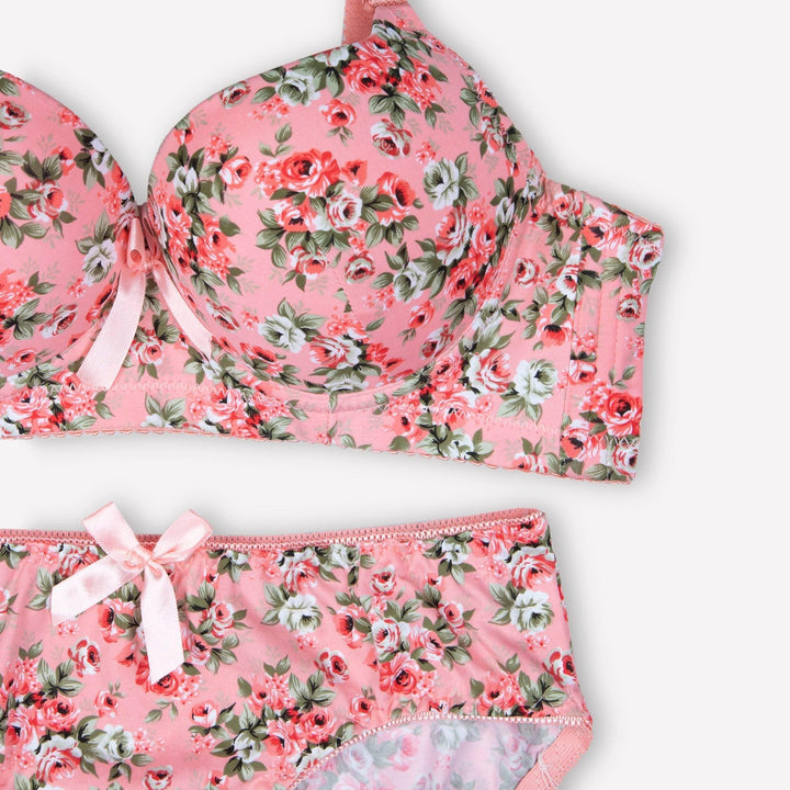 Pink Floral Padded Set - Espicopink