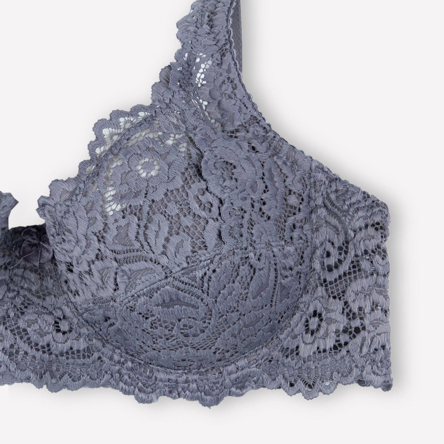 Broom - Wired / Non-Wired Light Padded European Lace Bra - Espicopink