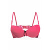 Maroon Medusa Padded Balconette Bra - Espicopink