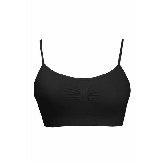 Black Non-Padded Scilla Sports Bra - Espicopink